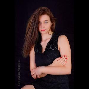 Pose studio pour Lucille