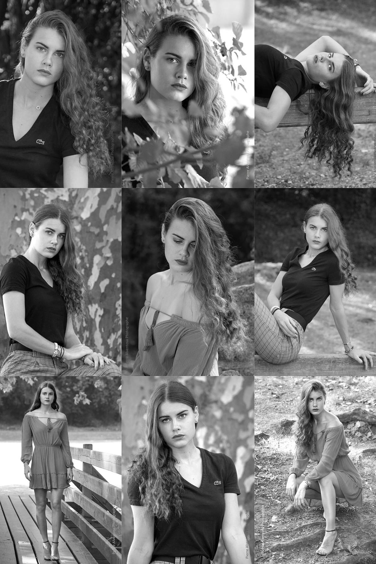 Double book modèle débutante Emma - 2 shooting en extérieurs (1/3)