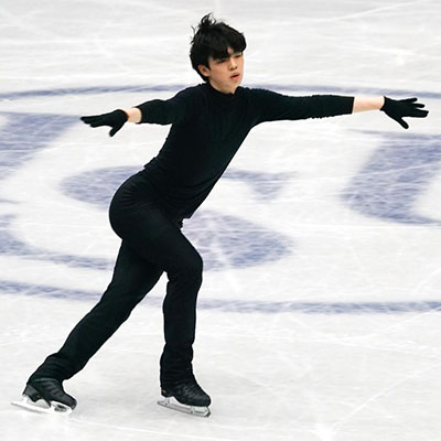 avec la Korea Team aux Championnats du Monde de Patinage Artistique 2022
