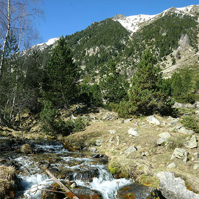 La Riberola, sous le serrat de les Esques