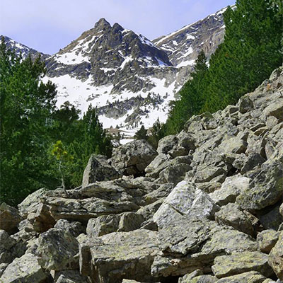 Eboulis à franchir 