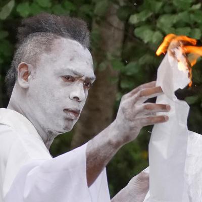 Karl PAQUEMAR Tournage de Abeoji - les Ancêtres - Création NAM Young_ho